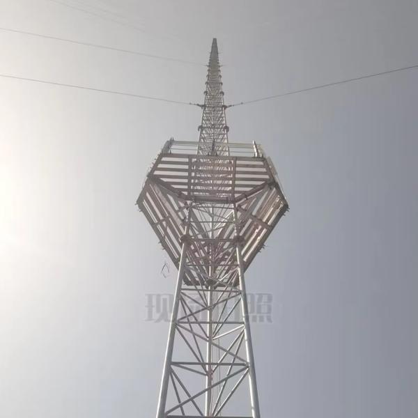 Customized Galvanized Steel Telecommunication Tower High-standards Steel Structure Antenna Tower