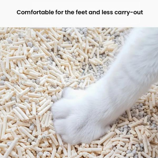 Customized Fragrance Tofu and Bentonite Mixed Cat Litter Low Tracking for Multi-Cat