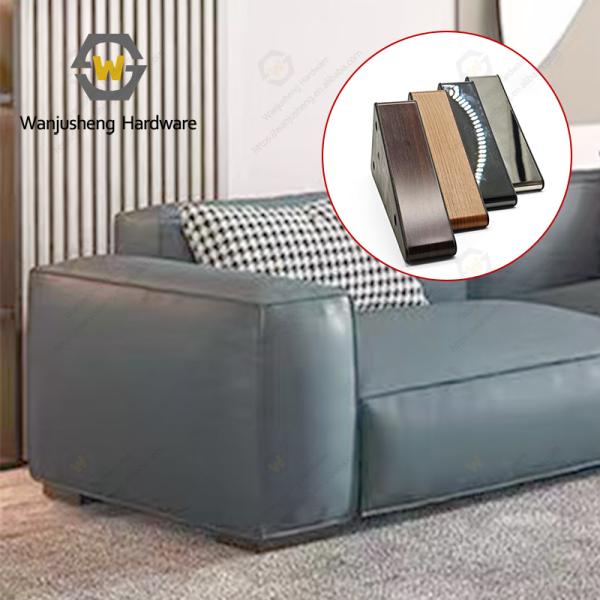 Light Luxury High Quality Wood Grain Plastic Furniture Coffee Table Sofa Cabinet Feet Belong to Furniture Accessories