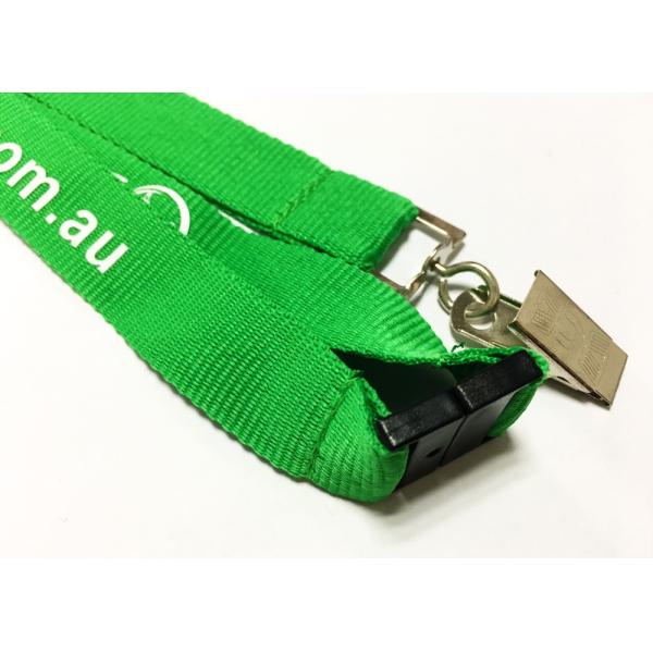 Common Custom Polyester Lanyards Metal Clip Safety Breakaway Festival Gift