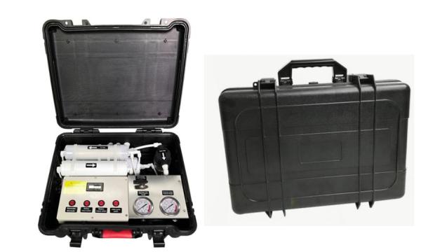 150L / H Suitcase Type Solar Panel Water Filter / Ultrafiltration Solar Water Treatment Systems
