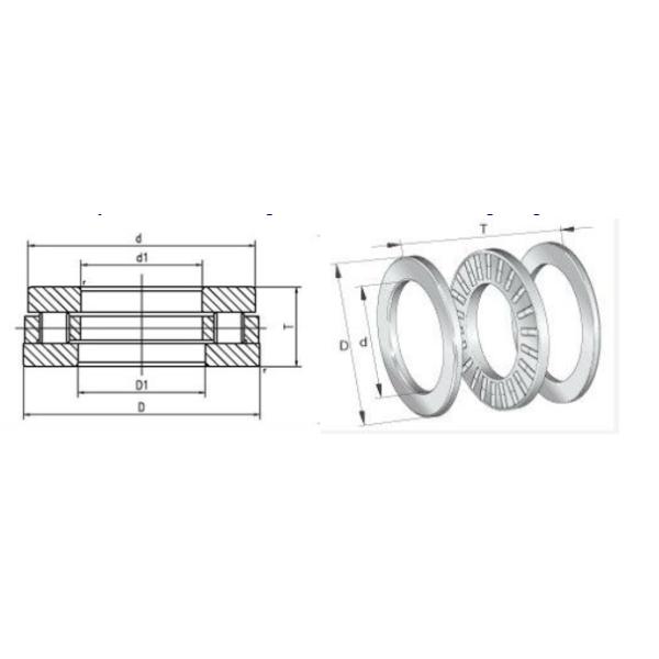 Dust Proof Thrust Cylindrical Roller Bearing 81214 Thrust Washer Bearing
