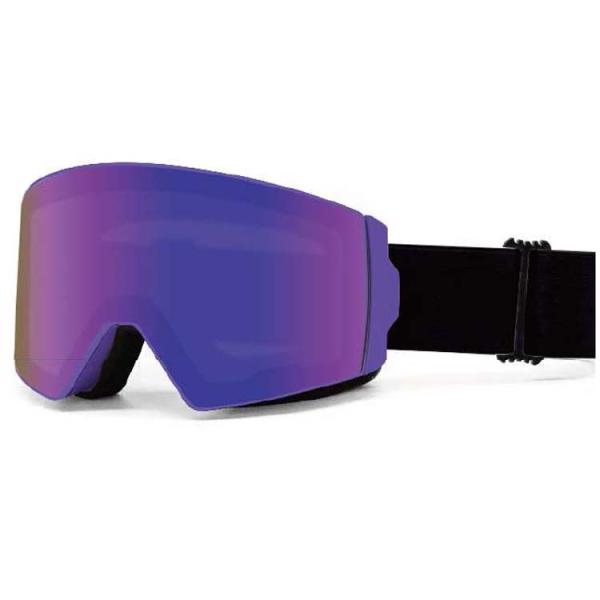 Adjustable Anti Slip Strap and Optional Foam Magnetic Snowboard Goggle for Snowy Days