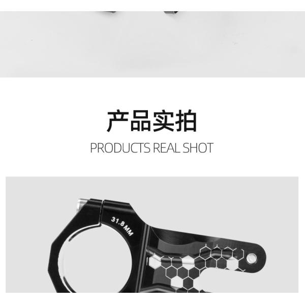 Части велосипеда Легкий спускающийся CNC ствол dh/Bmx рулевое колесо 50 мм расширение 31.8