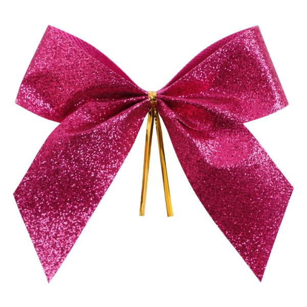 Arco de fita brilhante para festa, caixa de presente auto-aderente Arcos para decoração de Natal