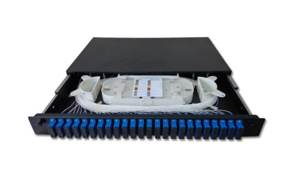 24 Ports Drawer Type Sliding Type FTTH Fiber Optic DISTRIBUTION PANEL