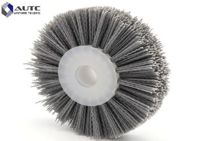 O fio de aço giratório abrasivo escova a escova abrasiva de nylon de moedura giratória giratória do material de placa do Hdpe da escova de fio da ferramenta