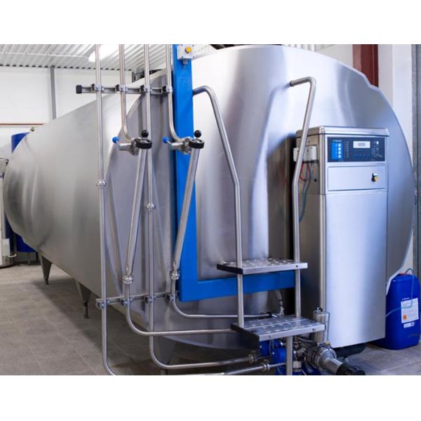 Horizontal Stainless Dairy Tank Milk Storage Cooling Chilling Cooler Refrigerating