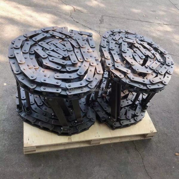 spare parts replacement industrial steel mental conveyor chain for dynapac DF135C