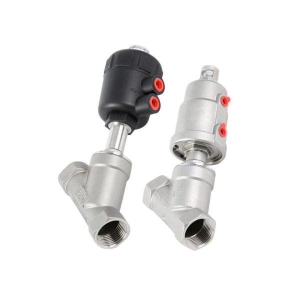 Stainless Steel Pneumatic Angle-Seat Valve with Normal Temperature Applications