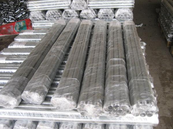 Tubo de acero galvanizado del soporte