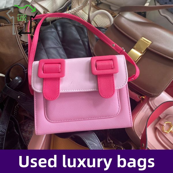 Women Mixed Colors Used Brand Bags Luxury Second Hand Shoulder Bag Wholesale