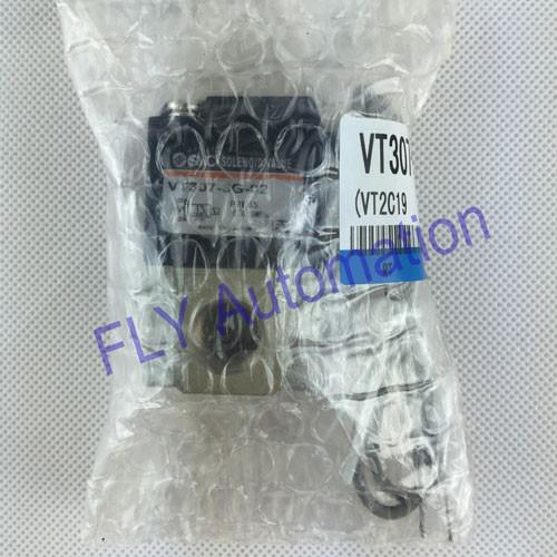 SMC 3 Port Solenoid Air Valve Direct Operated Poppet Type VT307 Series 1/8 And 1/4 Inch