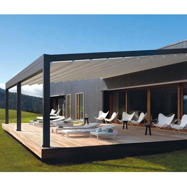 Wholesale for Sale Remote Control Telescopic Extension Anti-rust and Corrosion-resistant Courtyard Terrace Sunshade Outdoor Shed