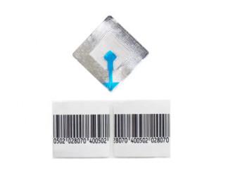 30*30mm RF Alarm System EAS Security Label Anti Shoplifting EAS Soft Label