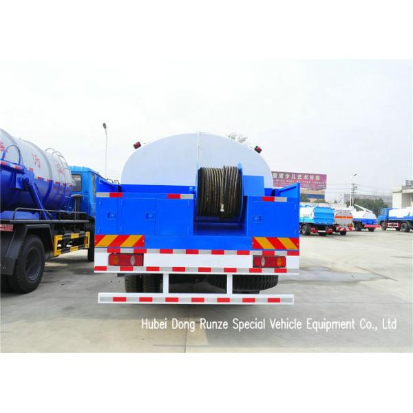 King Run High Pressure Sewer Jetter Truck For Sewer Drain Cleaning 4x2 / 4x4