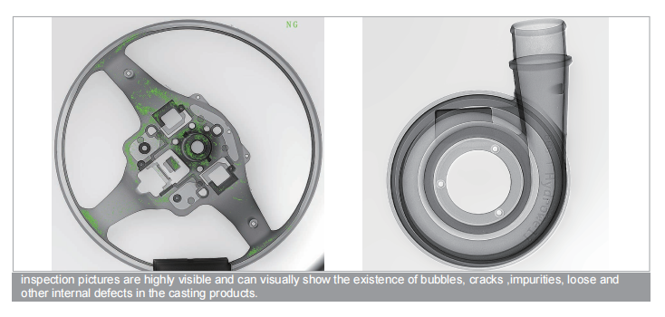 High accuracy NDT X-ray machine Unicomp UNC160 used for automotive casting parts cracks testing
