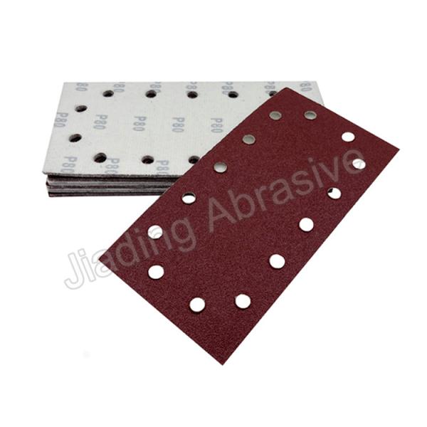 300mm 350mm RED Hook Loop Sandpaper for Epoxy Floor Grinding Cement Wall Sanding Disc