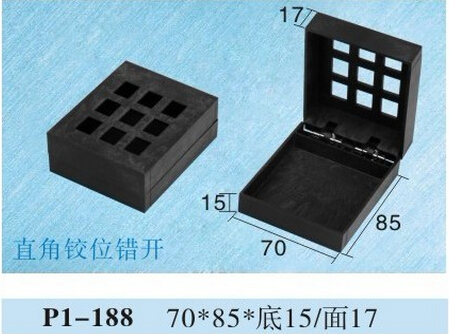 70*85*base15/top17mm plastic packaging box material P1-188