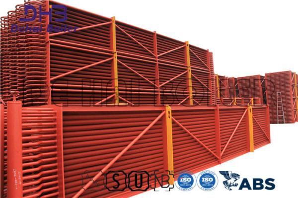 Steel Economiser Coil , Boiler Stack Economizer  For Chemical Plant Systems