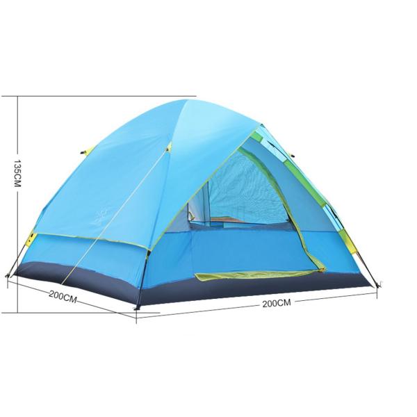 3-4 Person Water Resistant Camping Tent With Carry Bag for Backpacking 3 Season Ideal Shelter for Family Camping(HT6003)