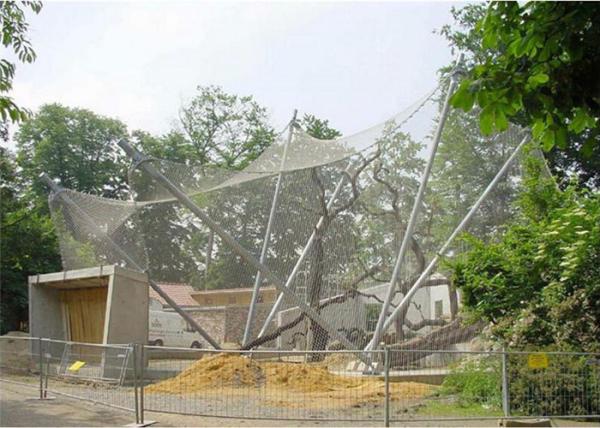 Knotted Cable Mesh Netting Stainless Steel High Durability Impact Resistance