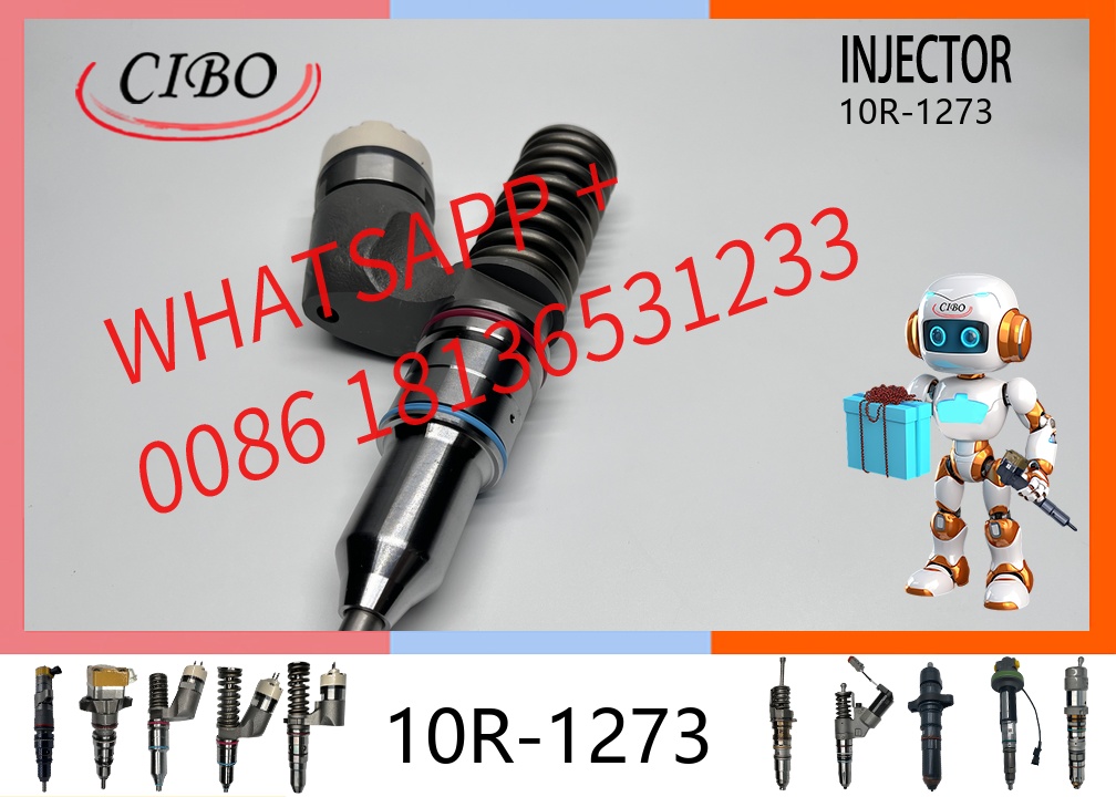 original 10R-1273 Electronic Fuel Injector Assembly for C15 C16 C18 3406E ACERT Diesel Engine Replacement for OEM 10R1273 249-0709 original new injector