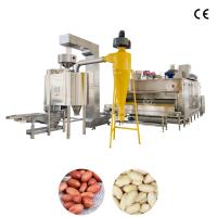 Blanchisseuse à air pour cacahuètes grillées en acier inoxydable 304 de qualité alimentaire, facile à utiliser, machine à blanchir les cacahuètes à l'air, 1000-1200 kg/h