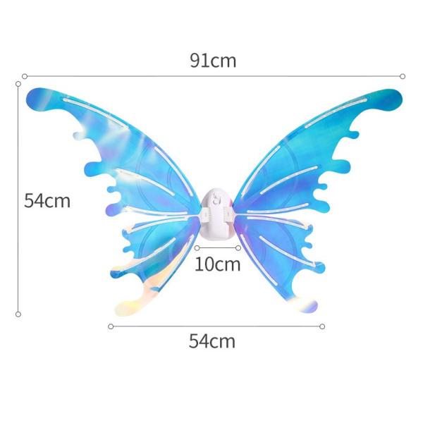 Электрическая бабочка феи подгоняет свет подарков зарева и движения