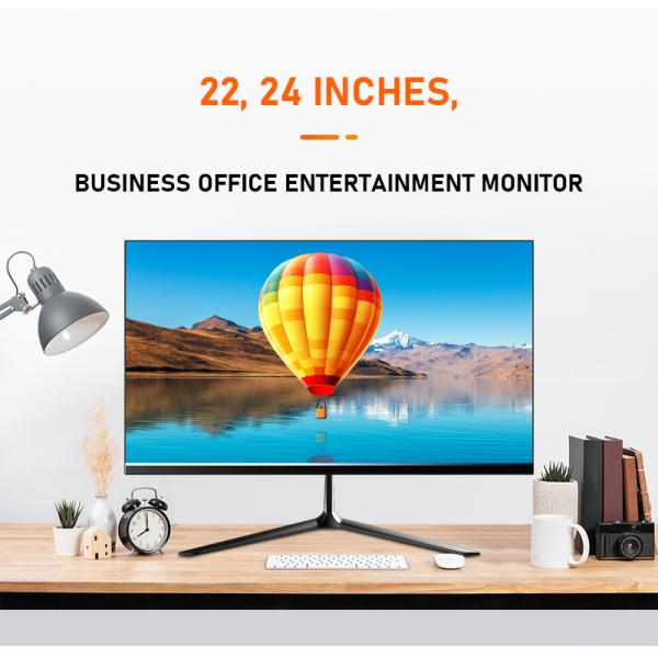 22 Inch LED Office Desktop Monitor 1K Resolution IPS Panel 60Hz 75Hz 100Hz Refresh Rate