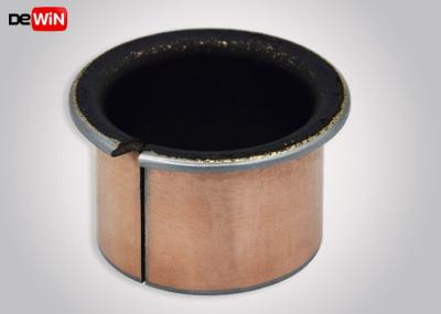 Copper Plating Finish Self Lubricating Sleeve Bearings For Printing Machinery PAF 4040