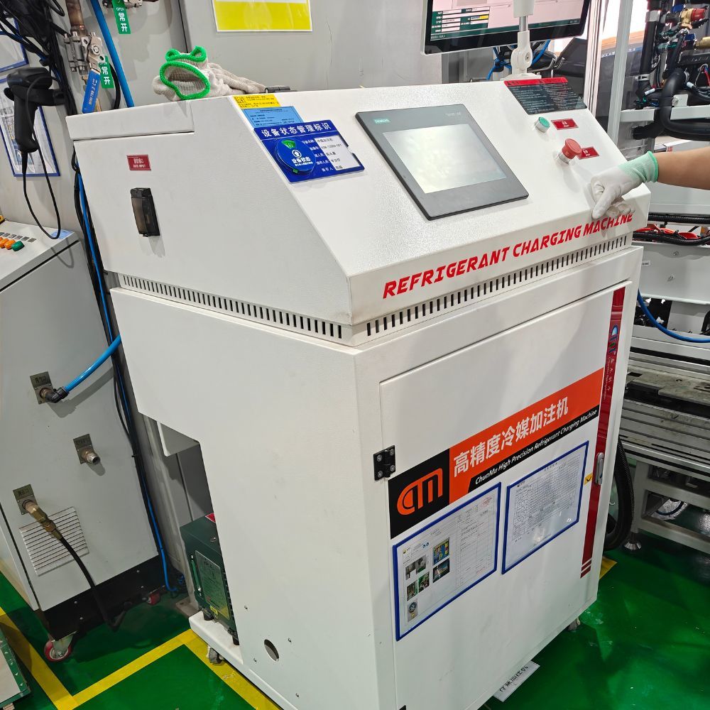 Full Automatic single gun refrigerant charging filling machine for Air Condition