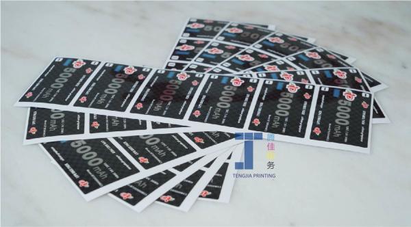 Glossy Surface Anti Counterfeiting Label Anti Tamper Sticker Frosted
