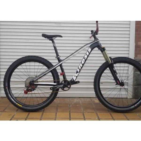 Red / Orange Hardtail Mtb Bike Frames , 27.5 Inch Aluminum Alloy Bike Frame