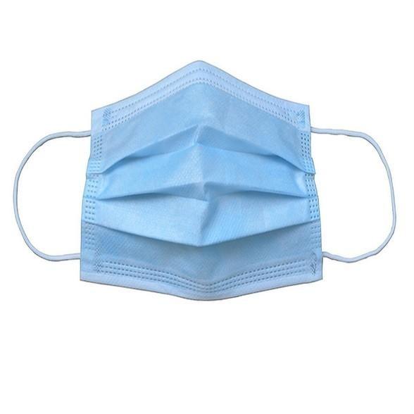 Earloop Disposable Respirator Mask 3 Ply Non Woven Face Mask For Adult