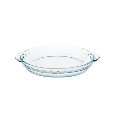 OEM Classic Glass Baking Dish With Handle Multi Purpose Use Reusable
