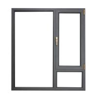 Nivel 8 de estanqueidad al aire de aluminio Casement House Ventanas con malla de acero inoxidable 304