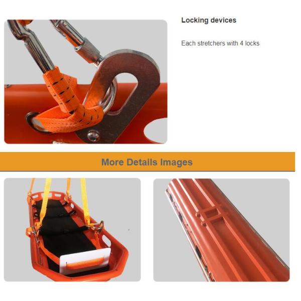 Emergency Air Mountain Rescue Transport 270kg Ambulance Folding Stretcher