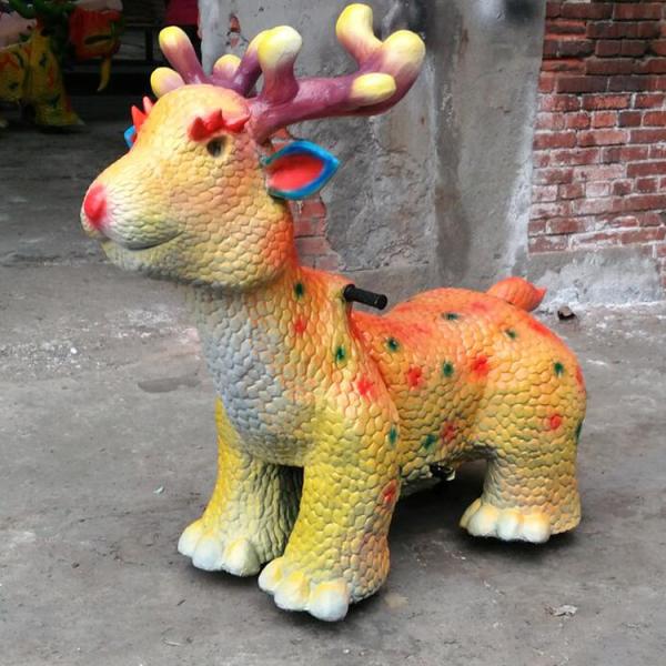 Amusement simulator coin operated battery electric animals kids ride
