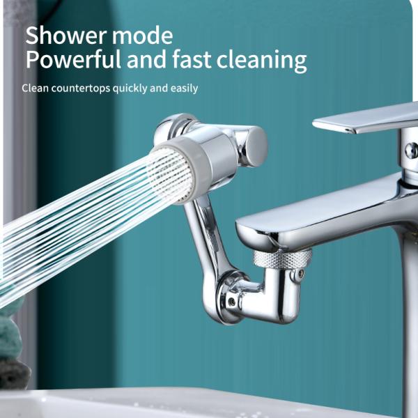 Brass 1080 Degree Free Rotation Swivel Aerator for Bathroom Faucet Anti Splash Nozzle