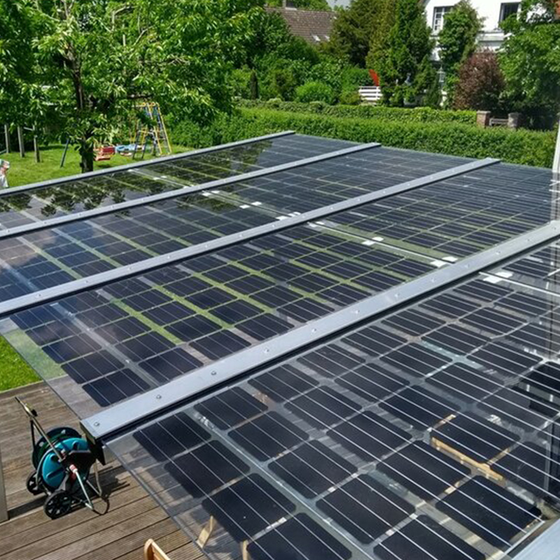 Мини умный модуль 3.2mm BIPV прокатал стеклянную систему панели солнечных батарей для дома