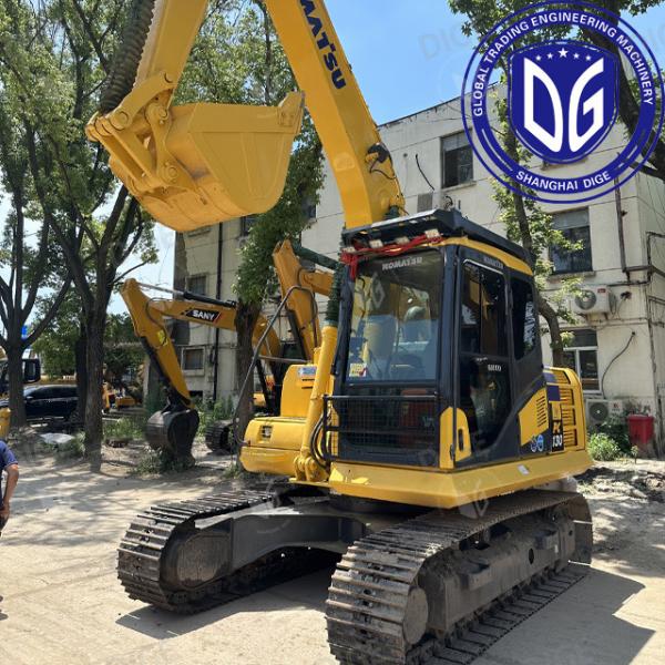 Komatsu PC130 13-тонный ползучий экскаватор, продвинутая модель, экскаватор с низким расходом топлива