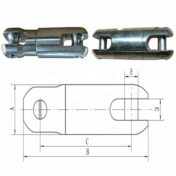 Wire Rope Connecting Rotary Cable Connector Anti Twist Swivel Connector