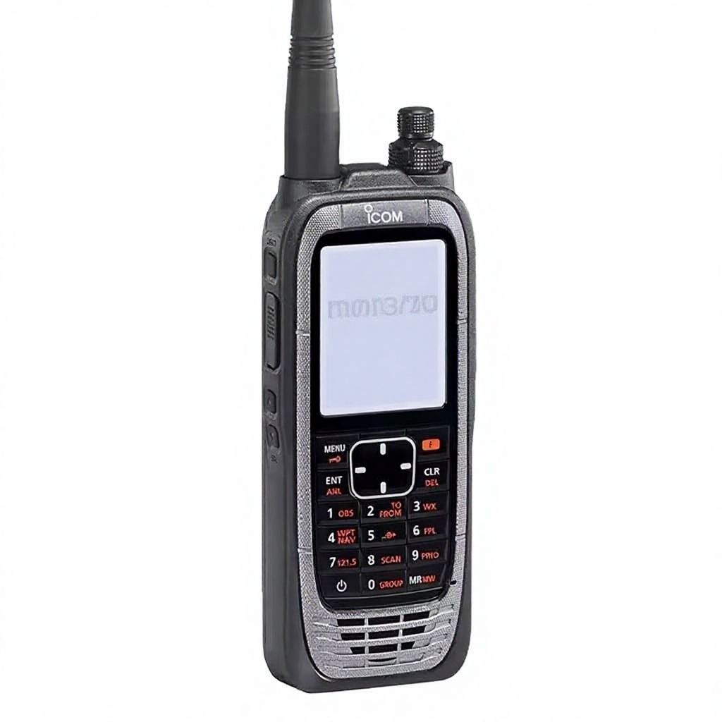ICOM IC-A25C 6W Power VHF Air Band Transceiver with Built-in GPS and Bluetooth Walkie Talkie