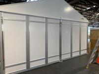 Tentes de stockage industriel personnalisées Tentes de construction portables avec modules extensibles