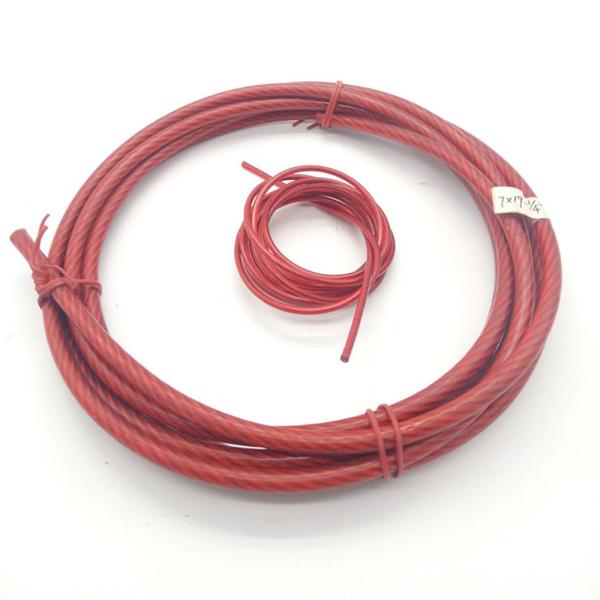 7x19 Gym Fitness Steel Cable Tpu Coated Flexible Steel Wire Rope Качество оцинкованной стали