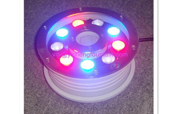 180mm Alu Body SS Surface Underwater Fountain Lights DMX512 Control Type 12X3W DC24V