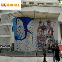 Armazenamento duradouro de escalada exterior personalizado da nuvem da parede da resina para negócios