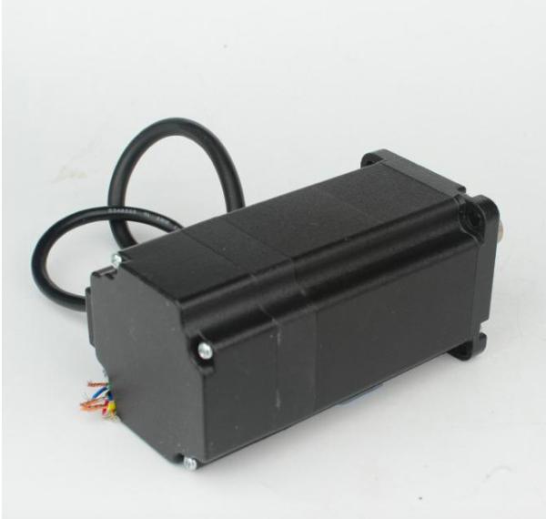NEMA 24 DC 3 Phase Brushless Spindle Motor 0.3N.M-1.2NM 94W Black Colored