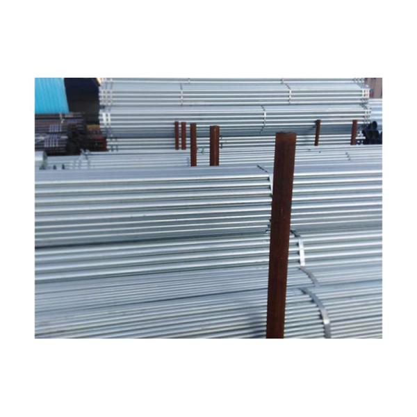 Round Square Galvanized Iron Gi Pipe Silver Carbon Q235B Steel ODM
